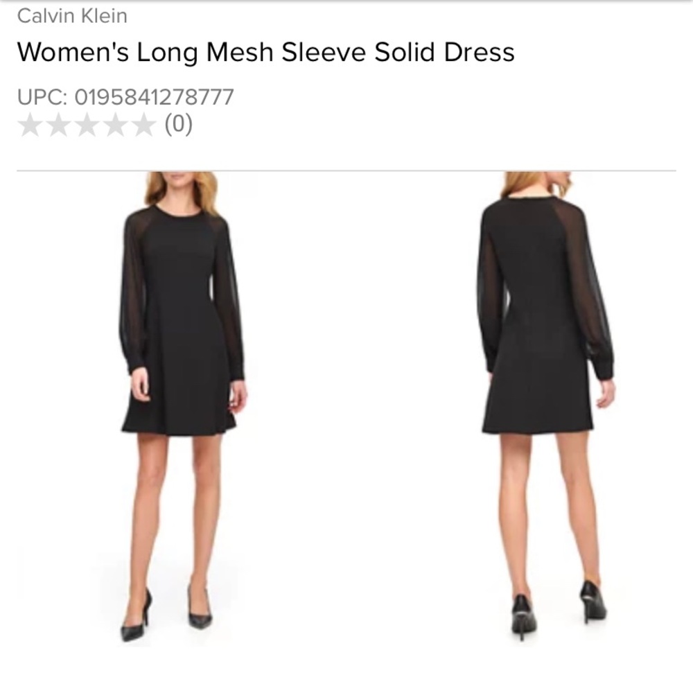 New with tags Calvin Klein black women’s dress size 8